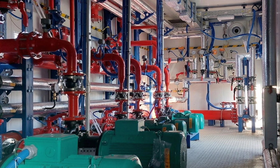 Блочная насосная станция комплексного назначения