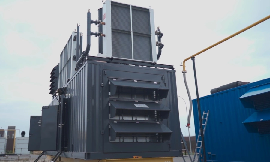 Газовая электростанция для стекольного завода Газовая электростанция для стекольного завода