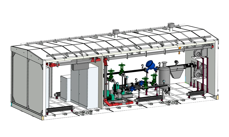 Насосная станция для дизельного топлива