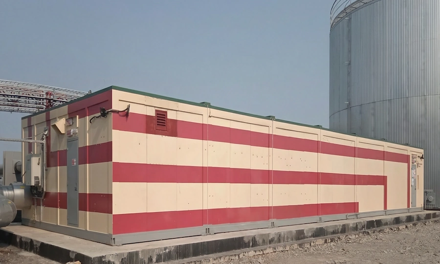 Блочная насосная станция пожаротушения