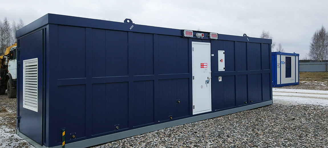 Контейнер на две ДГУ