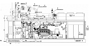 Чертеж когенерационной установки