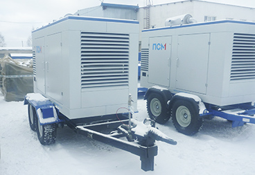 Семь дизельных электростанций ПСМ АД-160 для геологов в Забайкалье