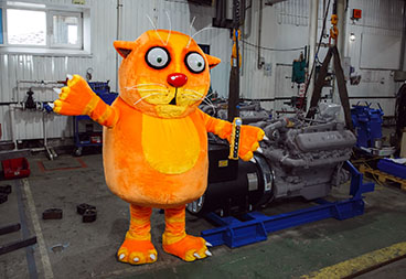 Фотосессия на заводе к открытию выставки 