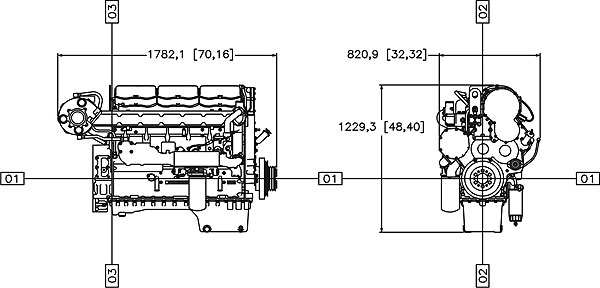 Caterpillar 3512b схема