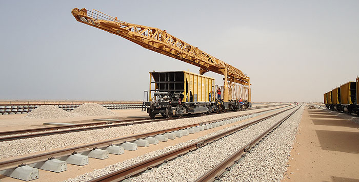 Строительство железной дороги в Ливии