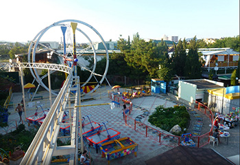 Электростанция ПСМ установлена в парке развлечений Судака