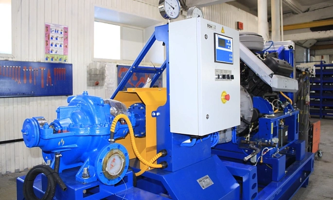 Насосная станция ПСМ на угольном месторождении