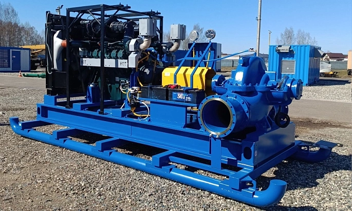 Насосная станция и ДЭС для золотодобывающей компании