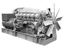 Высоковольтный дизельный генератор ADMi-800 10.5 kV