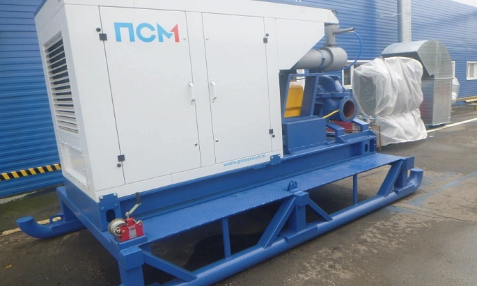 Дизельная насосная станция для месторождения в Магаданской области