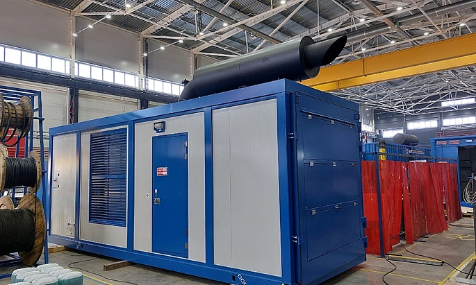 Дизельная электростанция 1 МВт для Северстали