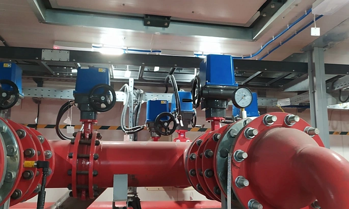 Блочная насосная станция пожаротушения