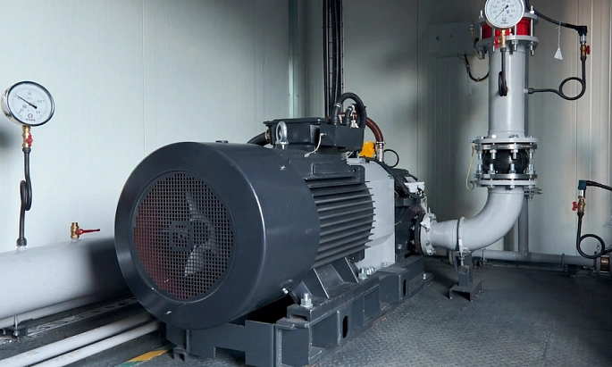 Блочная насосная станция для золотодобывающей компании «Полюс» 