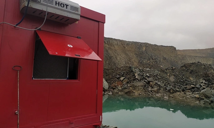 Насосная установка для кислотных сред в месторождение под Н.Тагилом