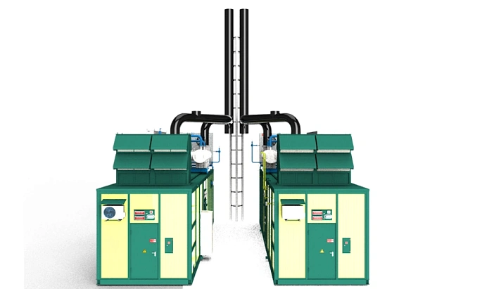 Газовый энергоцентр общей мощностью 5.4 МВт для индустриального парка