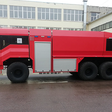 Комплектация аэродромного пожарно-спасательного автомобиля