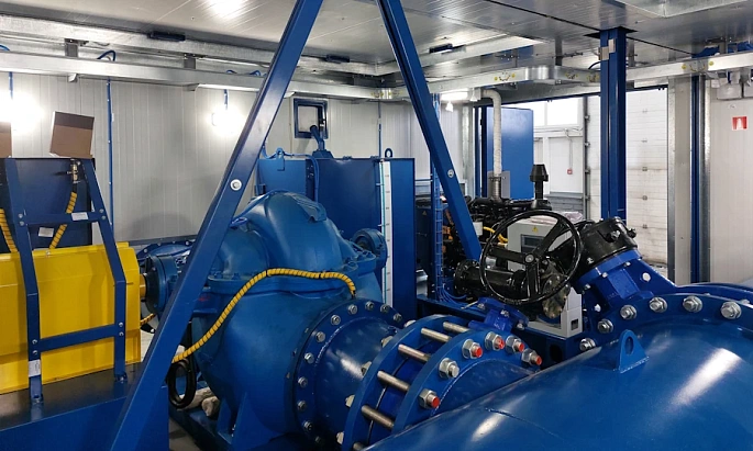 Насосная станция для золоторудного месторождения