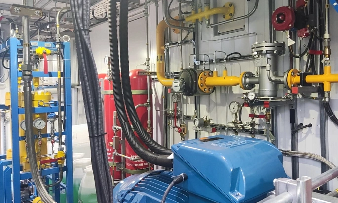 Тройка ГПУ на КСПГ «Газпром»