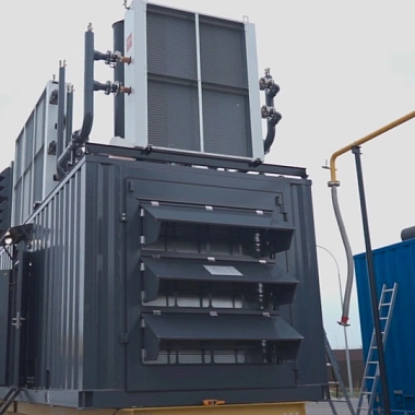 Газовая электростанция для стекольного завода
