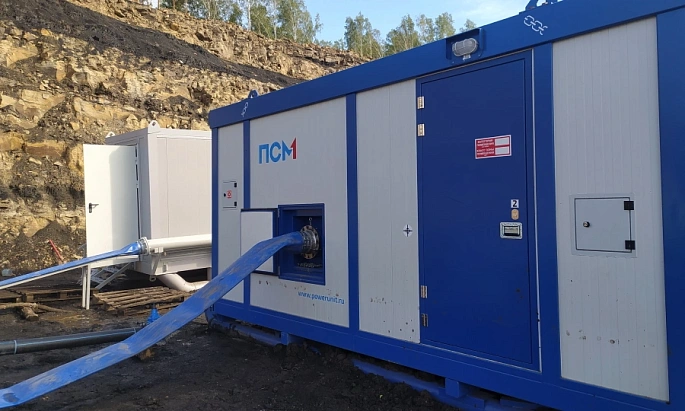 Насосная станция ПСМ на угольном месторождении