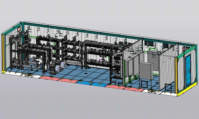 Насосная станция для полигона токсичных отходов