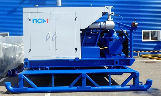 Две насосныне станции для добычи рассыпного золота на Чукотке