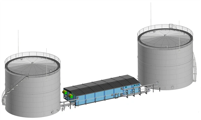 Повысительная насосная станция для группы «Русская платина»