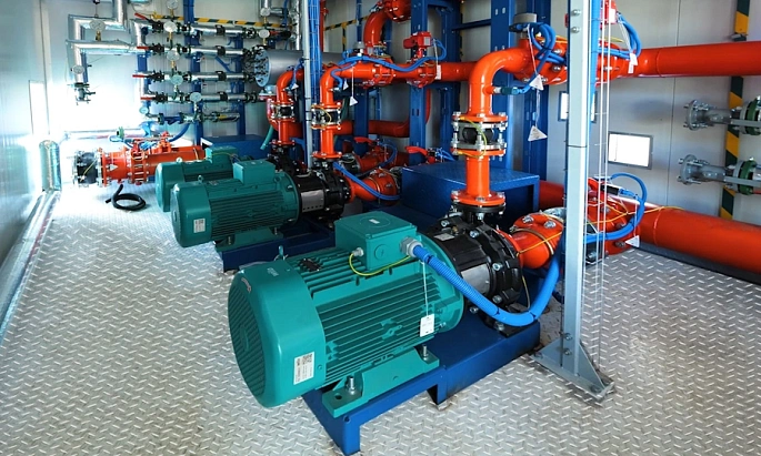 Блочная насосная станция комплексного назначения