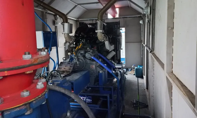 Насосная установка для  плавучего земснаряда