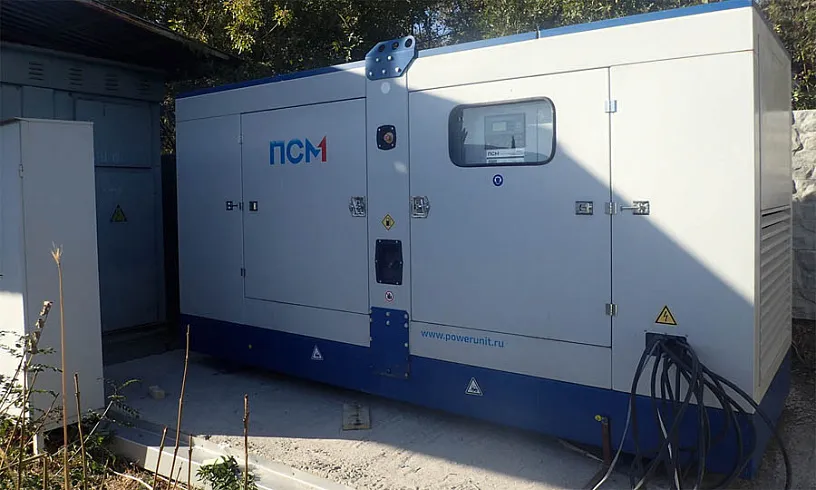 Дизельный генератор для санатория