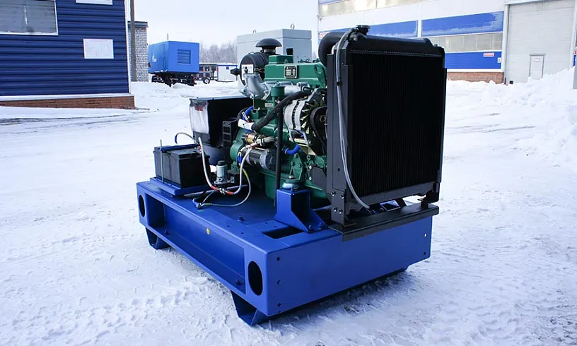 Дизельный генератор ADF-16 для строительной базы в г.Нягань