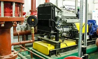 Cистема пожаротушения на заводе Samsung в Калужской области