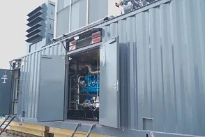 Газовая электростанция для стекольного завода