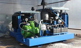 Насосные установки и дизельгенератор для кукурузокалибровочного завода