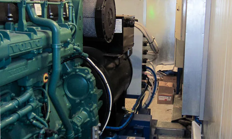 Дизельная электростанция для железнодорожной станции Елецкая