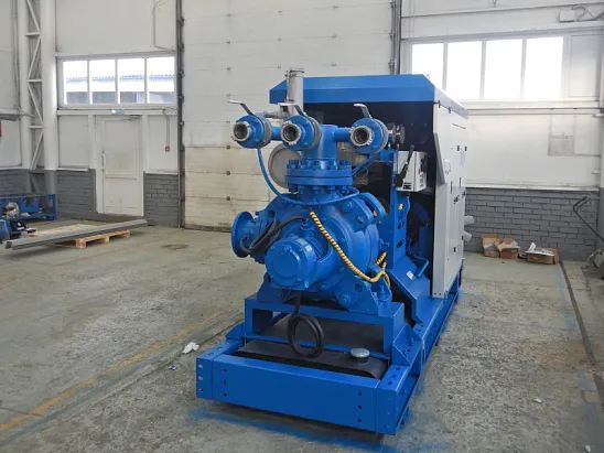 Гидромонитор с дизельным приводом