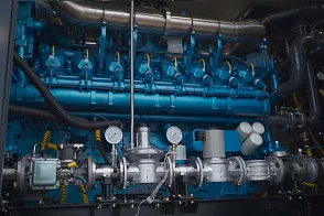 Газовая электростанция для стекольного завода