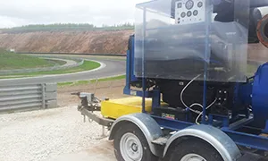 Откачка сточных вод с гоночной трассы